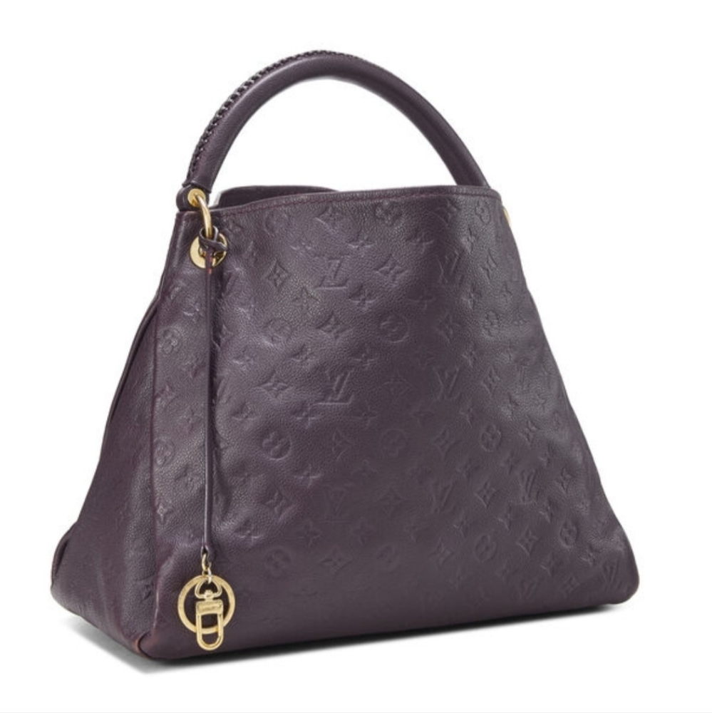 LOUIS VUITTON- Monogram Empreinte Artsy MM. Purple Est. Retail C$5,028.03